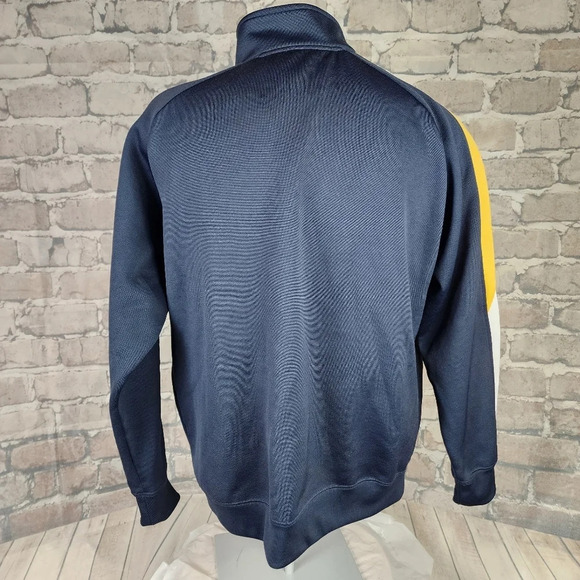 Vintage Wildcats Bum Equipment Zip Front Track Jacket Navy Medium - Picture 7 of 9